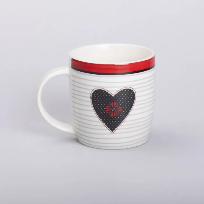 Кружка керамическая 400 (мл) для чая и кофе (RX-N240147WB) - изображение 1