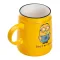 Керамическая кружка 550 мл, подарочная желтая чашка миньон (HP-15-19BT)
