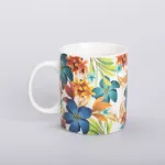 Кружка керамічна з малюнком 400 (мл) для чая та кави (RX-N240472BL)