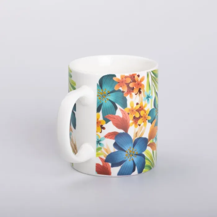 Кружка керамічна з малюнком 400 (мл) для чая та кави (RX-N240472BL) - зображення 3