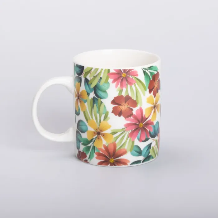 Кружка керамічна з малюнком 400 (мл) для чая та кави (RX-N240472R) - зображення 1