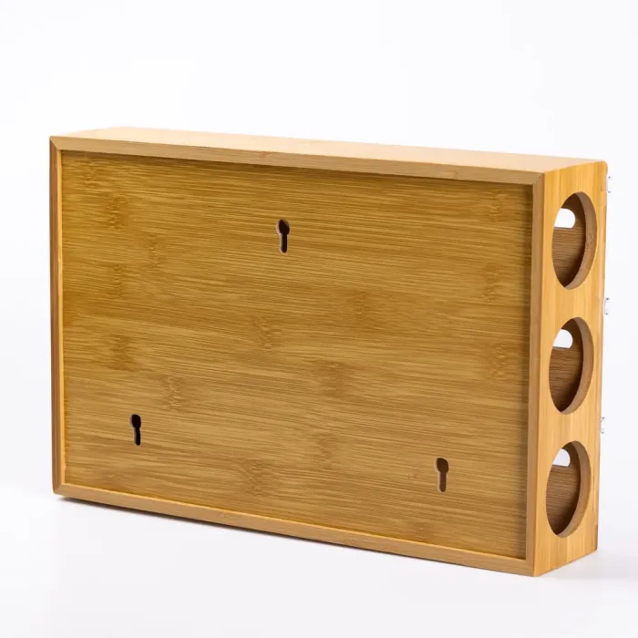 Кухонний тримач органайзер для харчової плівки 33.3х21.8х7 см диспенсер на 3 відділення (HP-DS1-1) - изображение 4