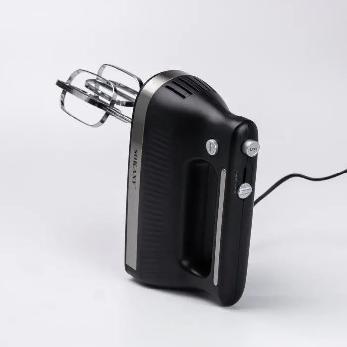 Кухонный миксер ручной с 2 насадками Sokany электромиксер для взбивания крема, яиц, сливок 300 Вт (SK-6632) - изображение 3