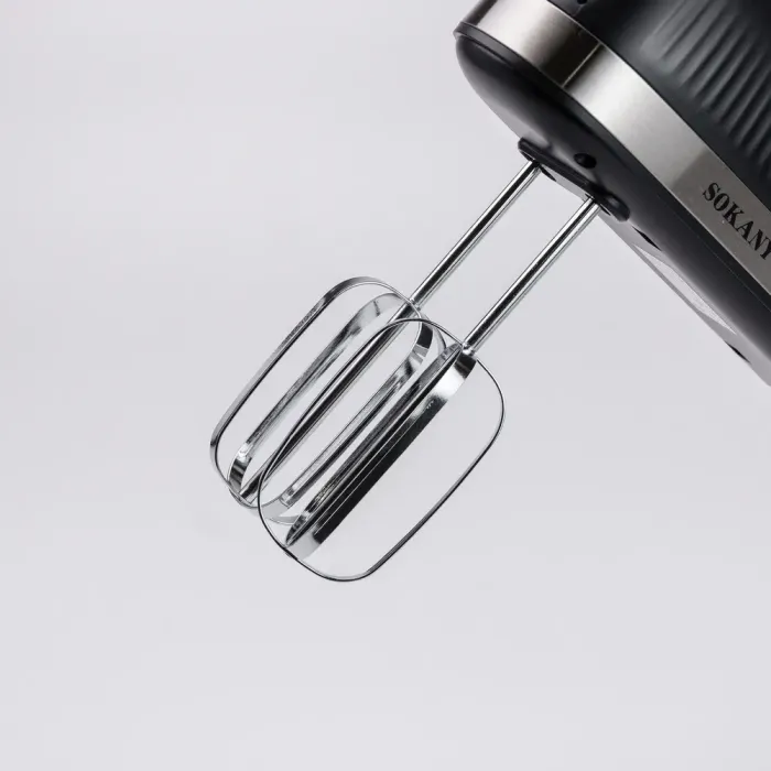 Кухонный миксер ручной с 2 насадками Sokany электромиксер для взбивания крема, яиц, сливок 300 Вт (SK-6632) - изображение 5