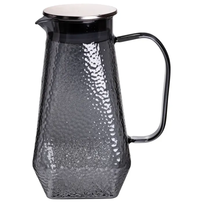 Глечик 1.8 л зі склянками 6 штук по 200 (мл) графин для компоту соку води лимонаду глечик для напоїв Сірий HP-19-38S (HP-19-38S) - зображення 4