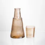 Глечик 1 літр зі склянкою 1 шт по 200 мл Коричневий HP-19-PYF-2 (HP-19-PYF-2)