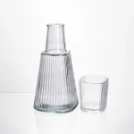 Глечик 1 літр зі склянкою 1 шт по 200 мл Прозорий HP-19-PYF-1 (HP-19-PYF-1)