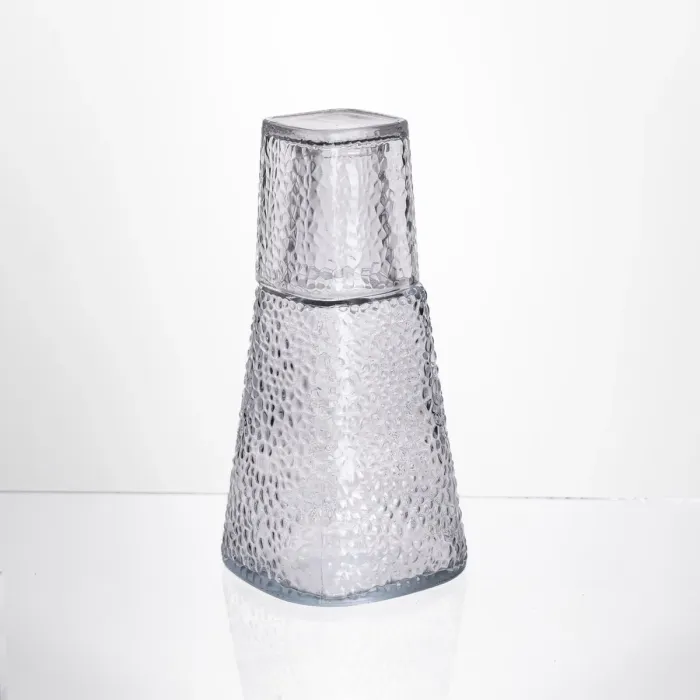 Глечик 1 літр зі склянкою 1 шт по 200 мл Прозорий HP-19-PYF-3 (HP-19-PYF-3) - изображение 3