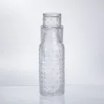 Глечик 700 мл зі склянкою 1 (шт) для напоїв Прозорий HP-19-L2 (HP-19-L2)