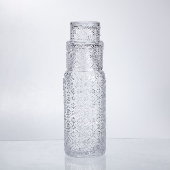 Глечик 700 мл зі склянкою 1 (шт) для напоїв Прозорий HP-19-L2 (HP-19-L2) - изображение 1