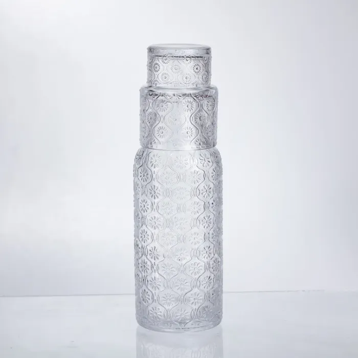 Глечик 700 мл зі склянкою 1 (шт) для напоїв Прозорий HP-19-L2 (HP-19-L2) - изображение 1