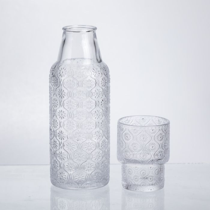 Глечик 700 мл зі склянкою 1 (шт) для напоїв Прозорий HP-19-L2 (HP-19-L2) - изображение 2