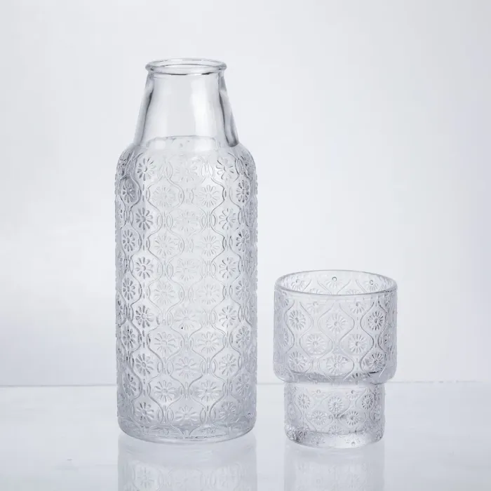 Глечик 700 мл зі склянкою 1 (шт) для напоїв Прозорий HP-19-L2 (HP-19-L2) - изображение 2