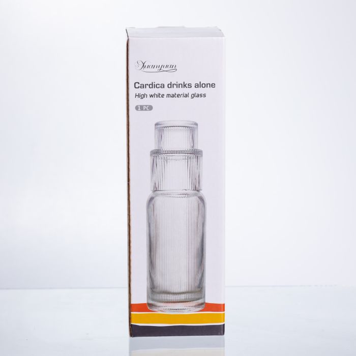 Глечик 700 мл зі склянкою 1 (шт) для напоїв Прозорий HP-19-L2 (HP-19-L2) - изображение 4