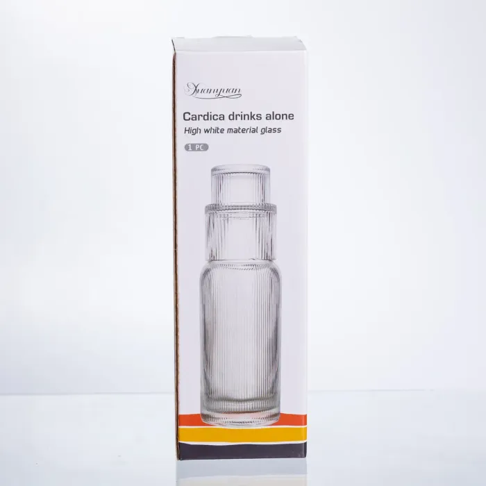 Глечик 700 мл зі склянкою 1 (шт) для напоїв Прозорий HP-19-L2 (HP-19-L2) - изображение 4