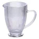 Глечик скляний 1,2 л ребристий фігурний HP7118RB (HP7118RB)