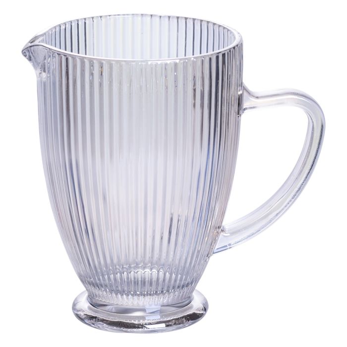 Глечик скляний 1,2 л ребристий фігурний HP7118RB (HP7118RB) - изображение 1