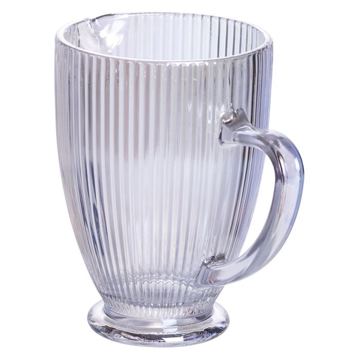 Глечик скляний 1,2 л ребристий фігурний HP7118RB (HP7118RB) - изображение 3