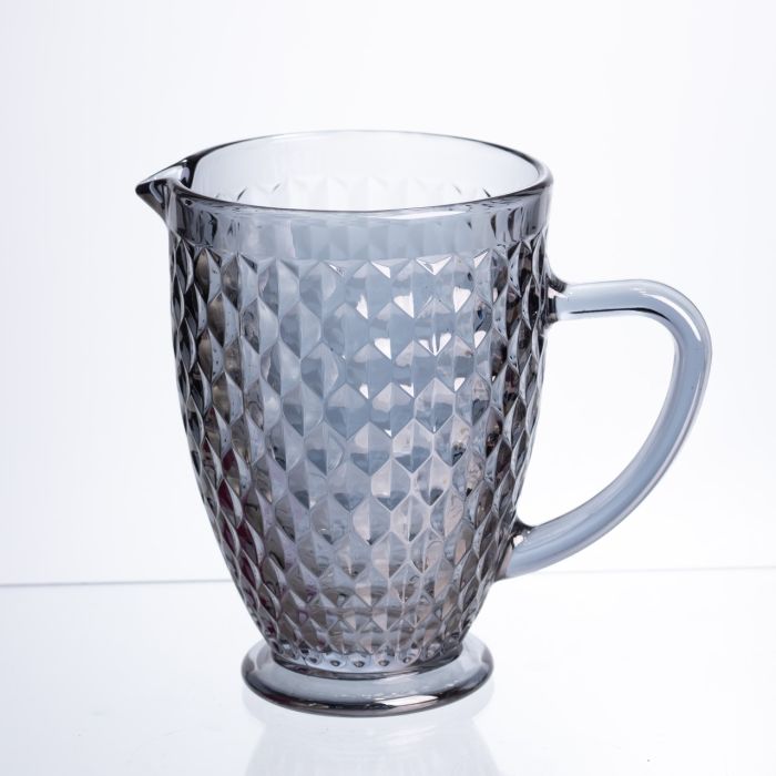 Глечик для напоїв скляний 1.2 л Сірий HP-19-259 (HP-19-259) - изображение 1