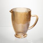 Глечик скляний універсальний 1,2 л фігурний Коричневий Yiwu HP-19-202 (HP-19-202)