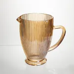 Глечик скляний універсальний 1,2 л фігурний Коричневий Yiwu HP-19-202 (HP-19-202)