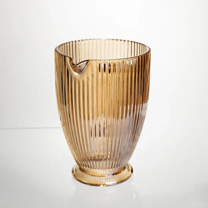 Глечик скляний універсальний 1,2 л фігурний Коричневий Yiwu HP-19-202 (HP-19-202) - изображение 2