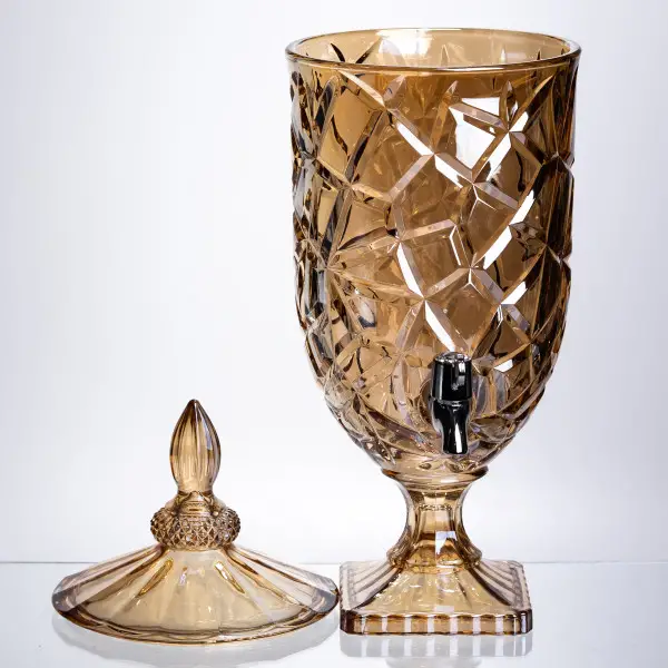 Лимонадниця Amber Ice 5 л із краном для напоїв соку фрешу мохіто HP-19-309 (HP-19-309) - зображення 1