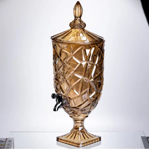 Лимонадниця Amber Ice 5 л із краном для напоїв соку фрешу мохіто HP-19-309 (HP-19-309) - зображення 2