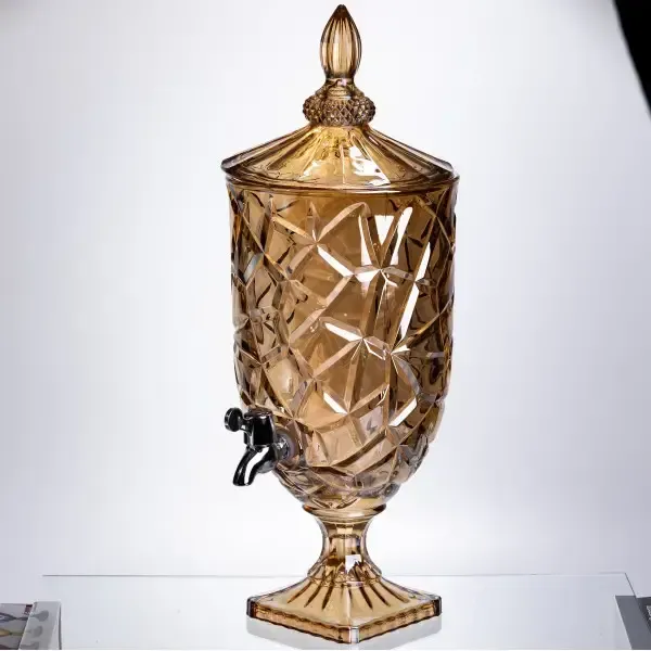 Лимонадниця Amber Ice 5 л із краном для напоїв соку фрешу мохіто HP-19-309 (HP-19-309) - зображення 2