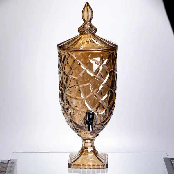 Лимонадниця Amber Ice 5 л із краном для напоїв соку фрешу мохіто HP-19-309 (HP-19-309) - зображення 4