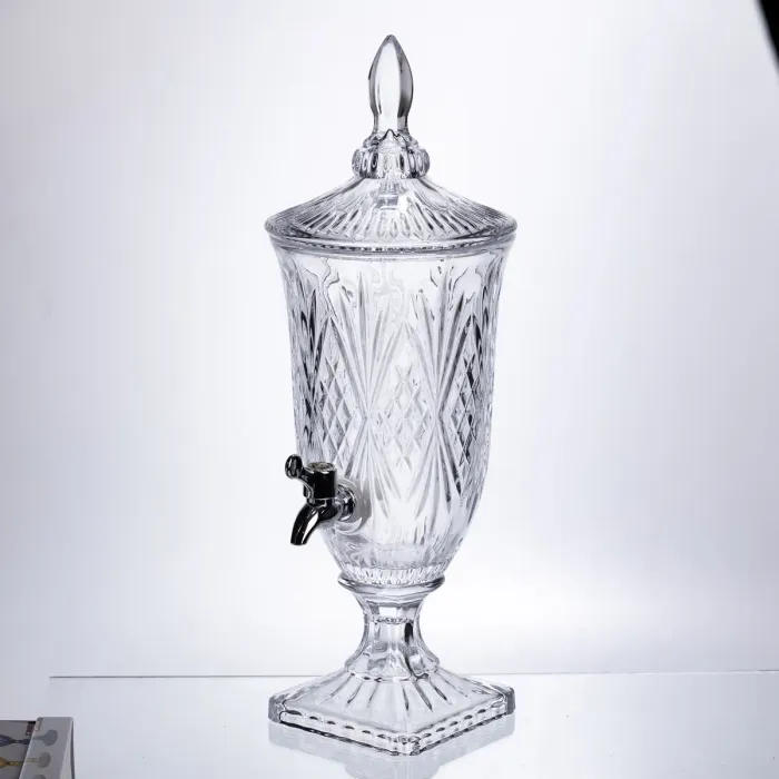Лимонадниця Classic Crystal 2л з краном HP-19-295 глечик диспенсер для напоїв прозорий (HP-19-295) - зображення 4