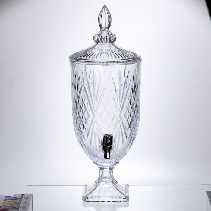 Лимонадниця Classic Crystal 5л із краном HP-19-297 глек диспенсер для напоїв прозорий (HP-19-297) - зображення 1