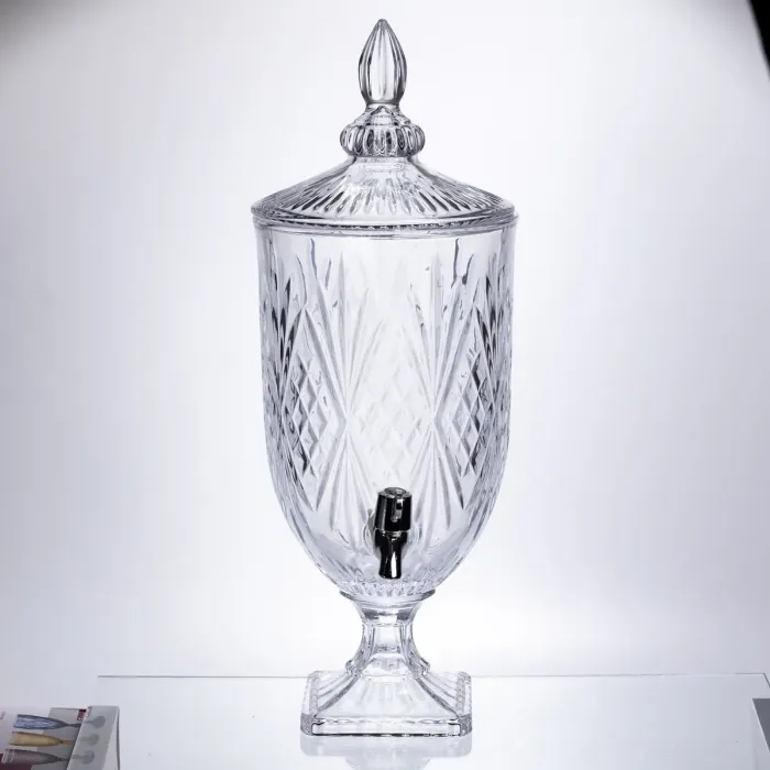 Лимонадниця Classic Crystal 5л із краном HP-19-297 глек диспенсер для напоїв прозорий (HP-19-297) - зображення 1