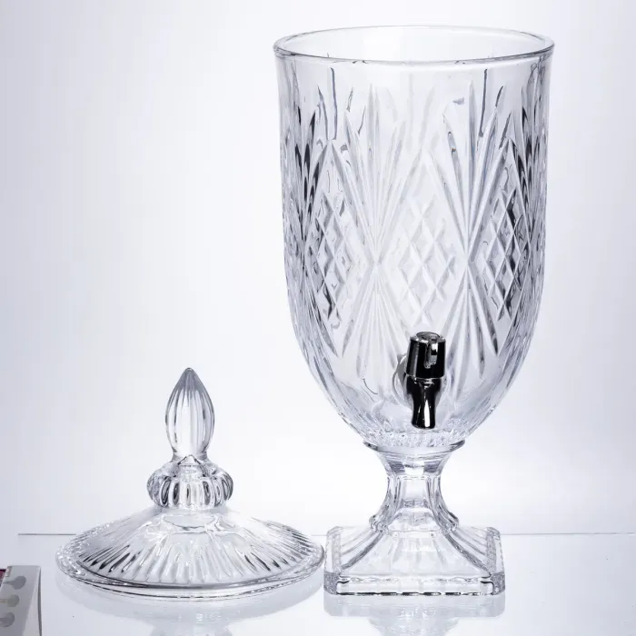 Лимонадниця Classic Crystal 5л із краном HP-19-297 глек диспенсер для напоїв прозорий (HP-19-297) - зображення 2