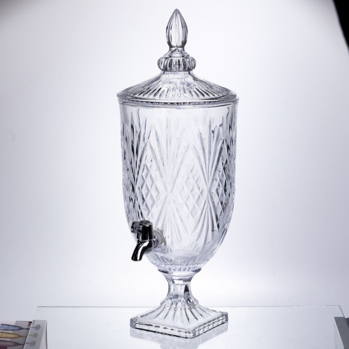 Лимонадниця Classic Crystal 5л із краном HP-19-297 глек диспенсер для напоїв прозорий (HP-19-297) - зображення 3