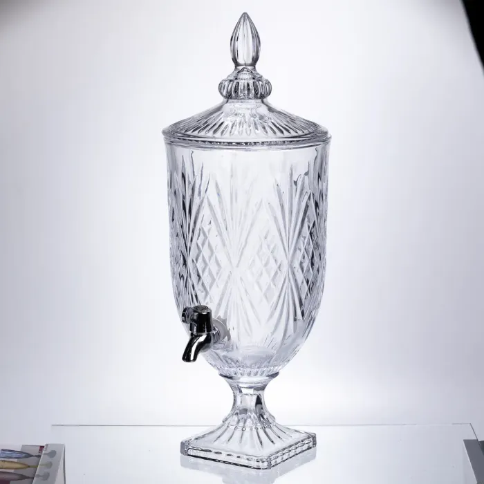 Лимонадниця Classic Crystal 5л із краном HP-19-297 глек диспенсер для напоїв прозорий (HP-19-297) - зображення 3