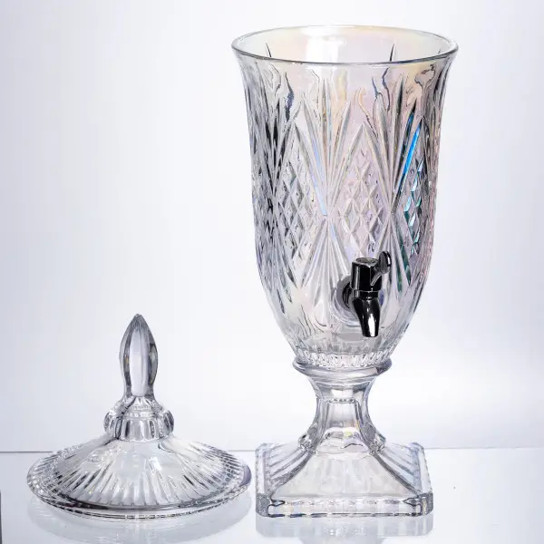 Лимонадниця Crystal Trinity 2 літри з краном для соку мохіто молока напоїв HP-19-301 (HP-19-301) - зображення 1