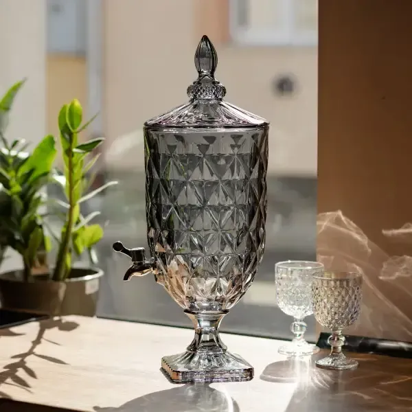 Лимонадниця Fractal 5 літрів з краном для соку молока мохіто HP-19-306 (HP-19-306) - зображення 3