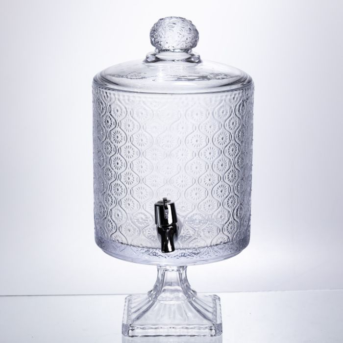 Лимонадниця Lace 4.5л з краном HP-19-287 лимонадник для напоїв диспенсер прозорий глек (HP-19-287) - зображення 2