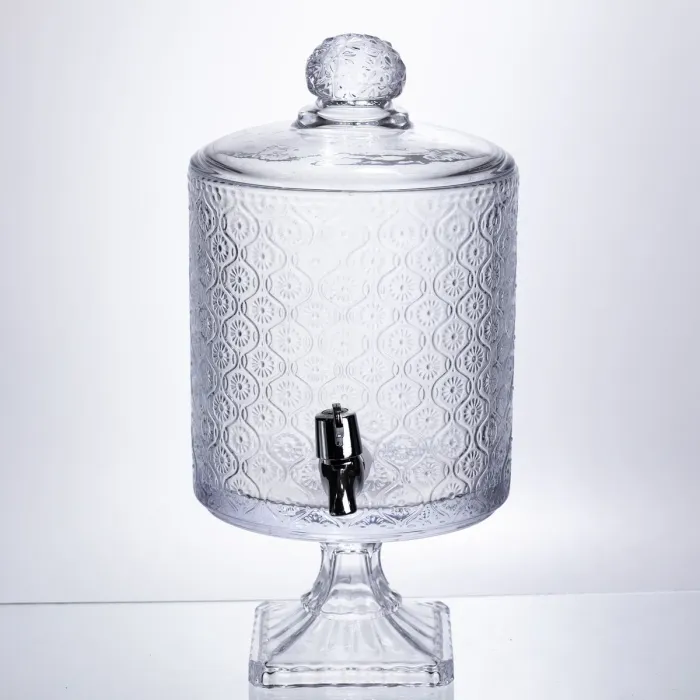 Лимонадниця Lace 4.5л з краном HP-19-287 лимонадник для напоїв диспенсер прозорий глек (HP-19-287) - зображення 2