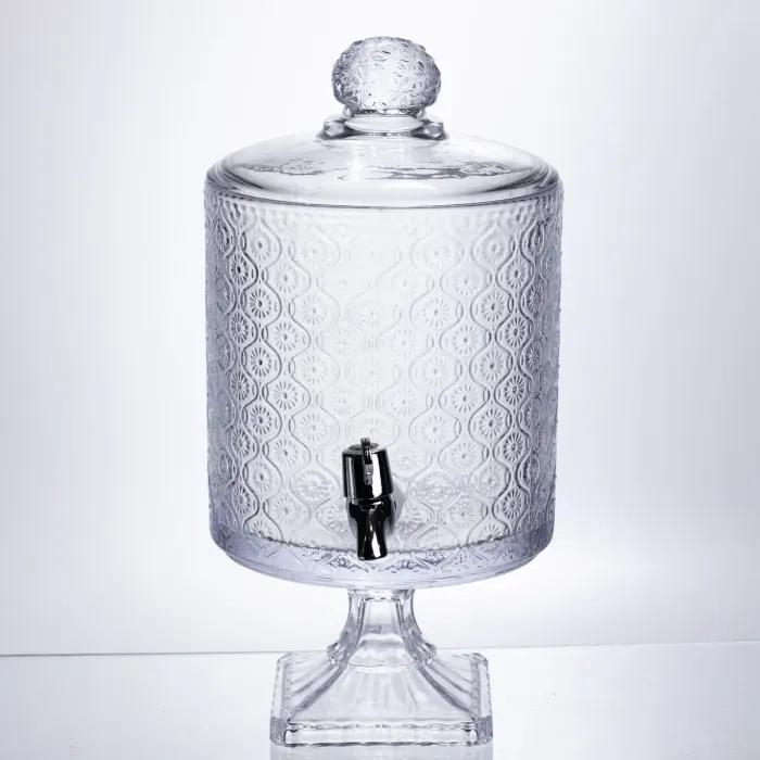 Лимонадниця Lace 4.5л з краном HP-19-287 лимонадник для напоїв диспенсер прозорий глек (HP-19-287) - зображення 3