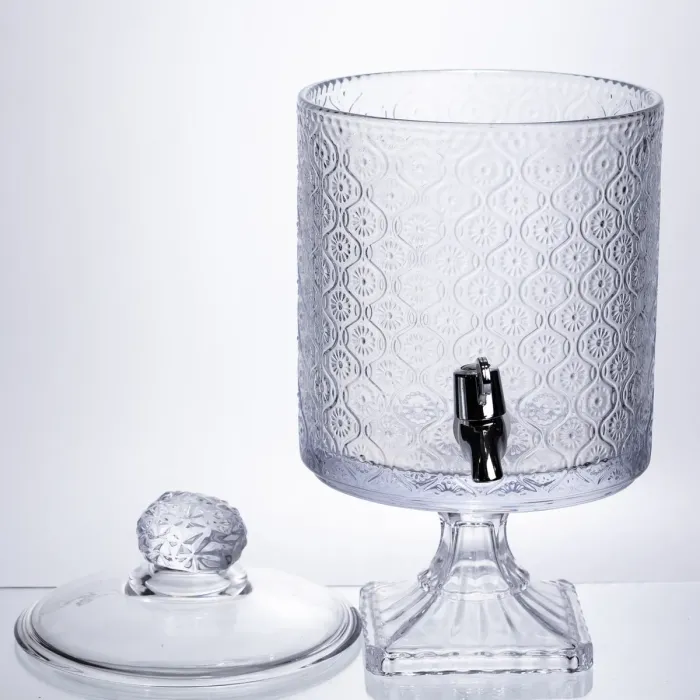 Лимонадниця Lace 4.5л з краном HP-19-287 лимонадник для напоїв диспенсер прозорий глек (HP-19-287) - зображення 4