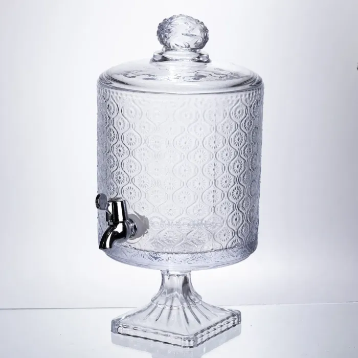 Лимонадниця Lace 4.5л з краном HP-19-287 лимонадник для напоїв диспенсер прозорий глек (HP-19-287) - зображення 5