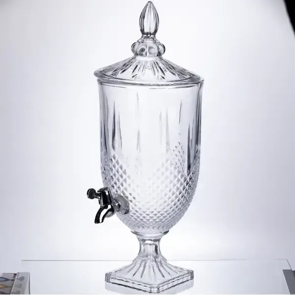 Лимонадниця Ocean Crystal 5 літрів із краном для мохіто соку напоїв HP-19-300 (HP-19-300) - зображення 2