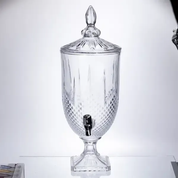 Лимонадниця Ocean Crystal 5 літрів із краном для мохіто соку напоїв HP-19-300 (HP-19-300) - зображення 4