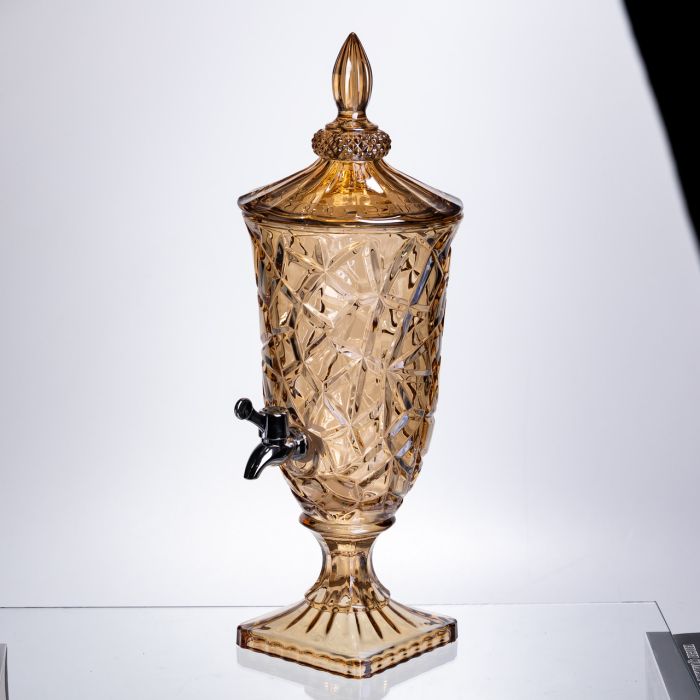 Лимонадниця з краном HP-19-307 2л глек для напоїв ємність для лимонадів amber (HP-19-307) - зображення 4