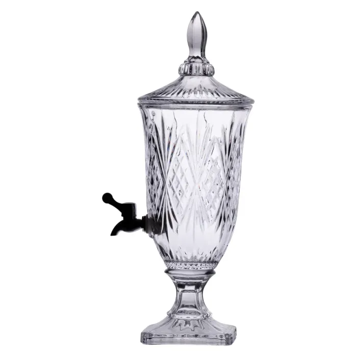 Лимонадниця з краном на ніжці скляна для напоїв 2 л 46 см HP-19-15 (HP-19-15) - зображення 2