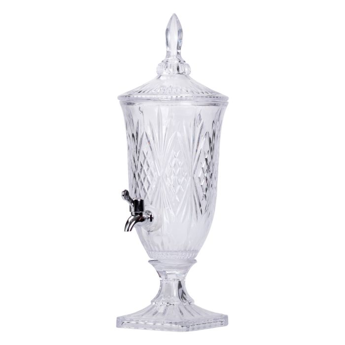 Лимонадниця з краном на ніжці скляна для напоїв 2 л 46 см HP-19-15 (HP-19-15) - изображение 3