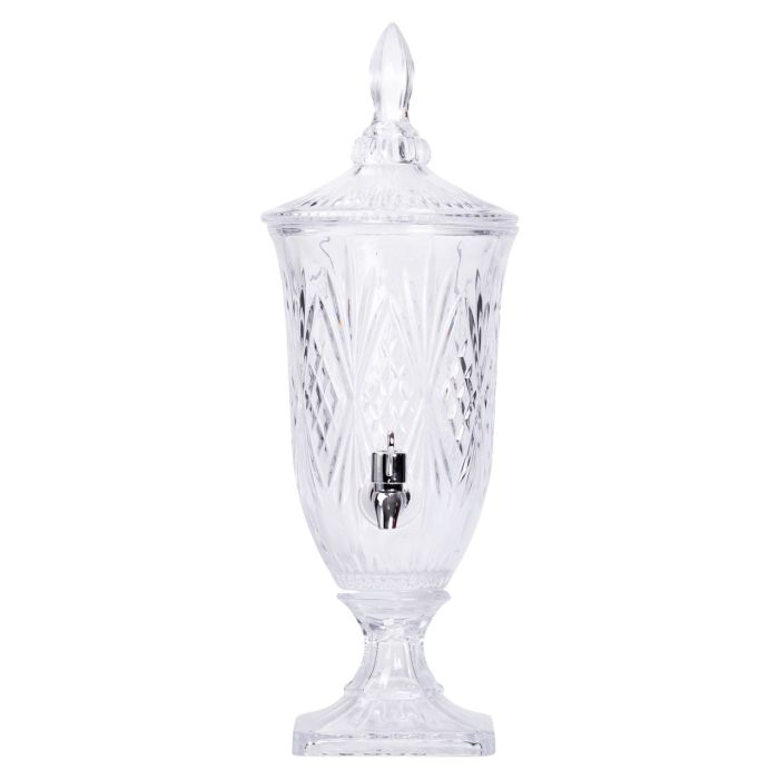 Лимонадниця з краном на ніжці скляна для напоїв 2 л 46 см HP-19-15 (HP-19-15) - изображение 4