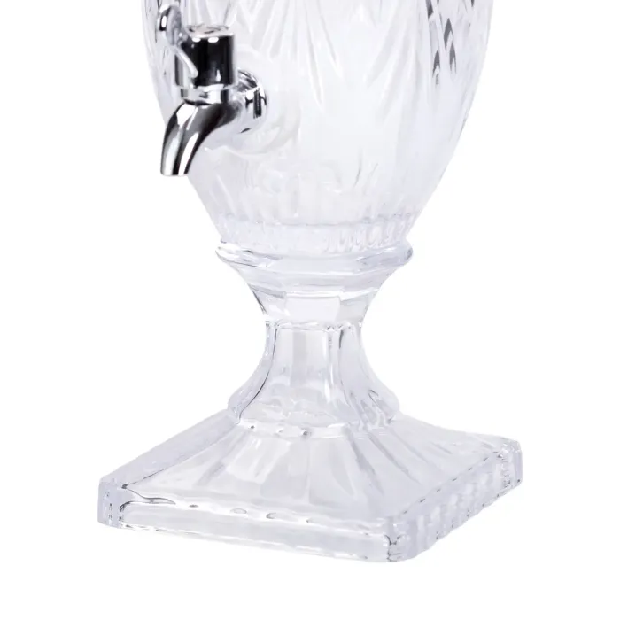 Лимонадниця з краном на ніжці скляна для напоїв 2 л 46 см HP-19-15 (HP-19-15) - зображення 7